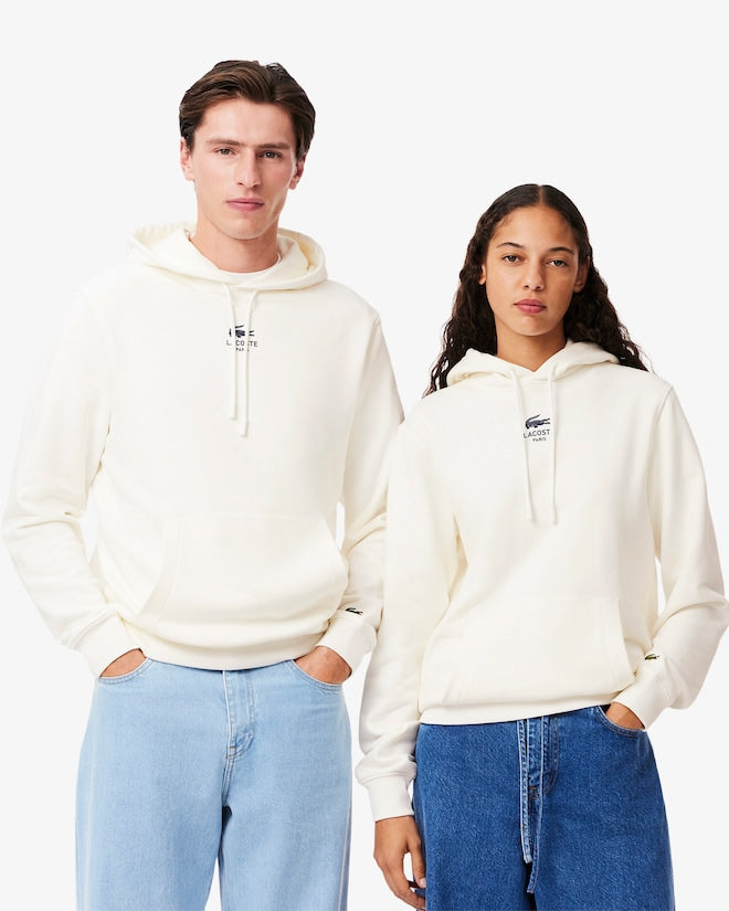 Moletom com capuz estampado