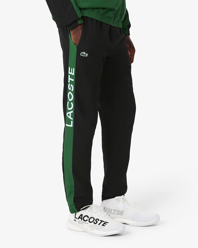 Conjunto verde e preto com logo