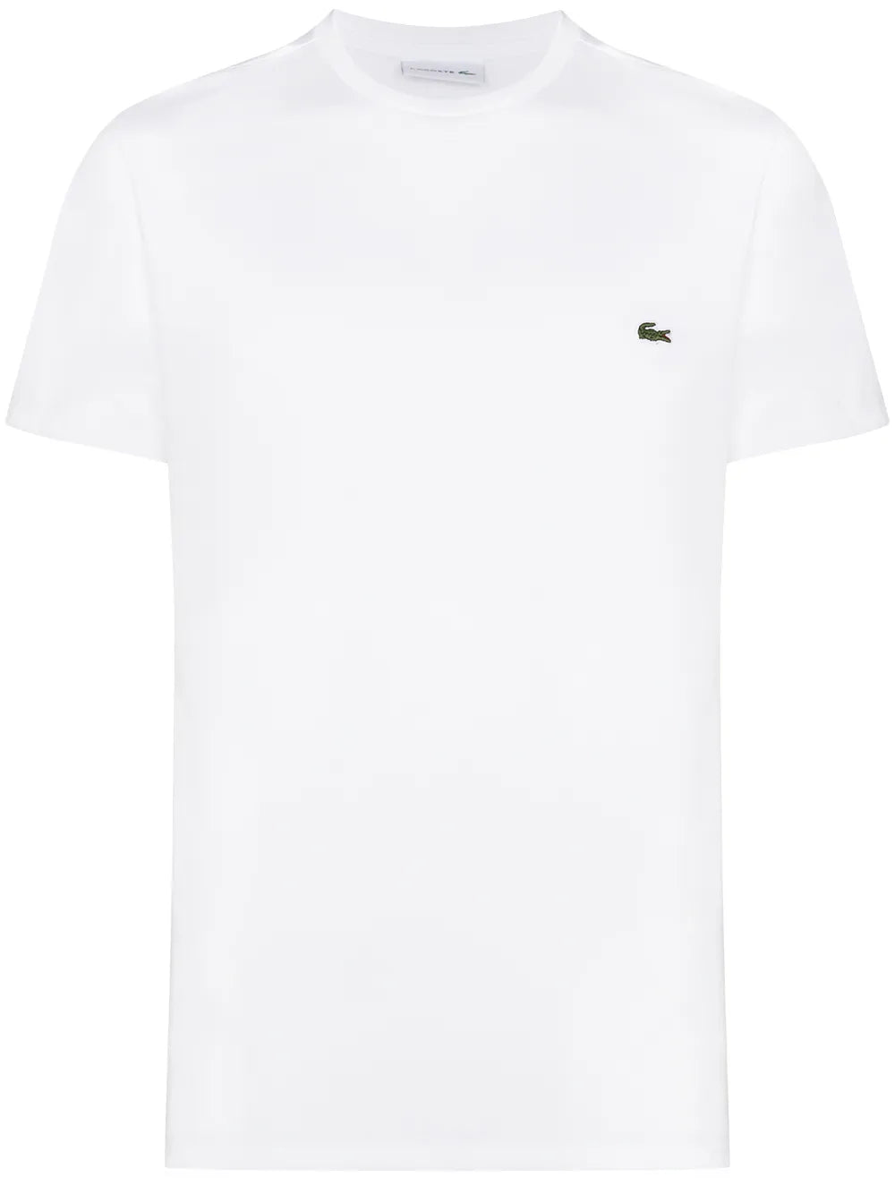 T-shirt decote careca com logo bordado