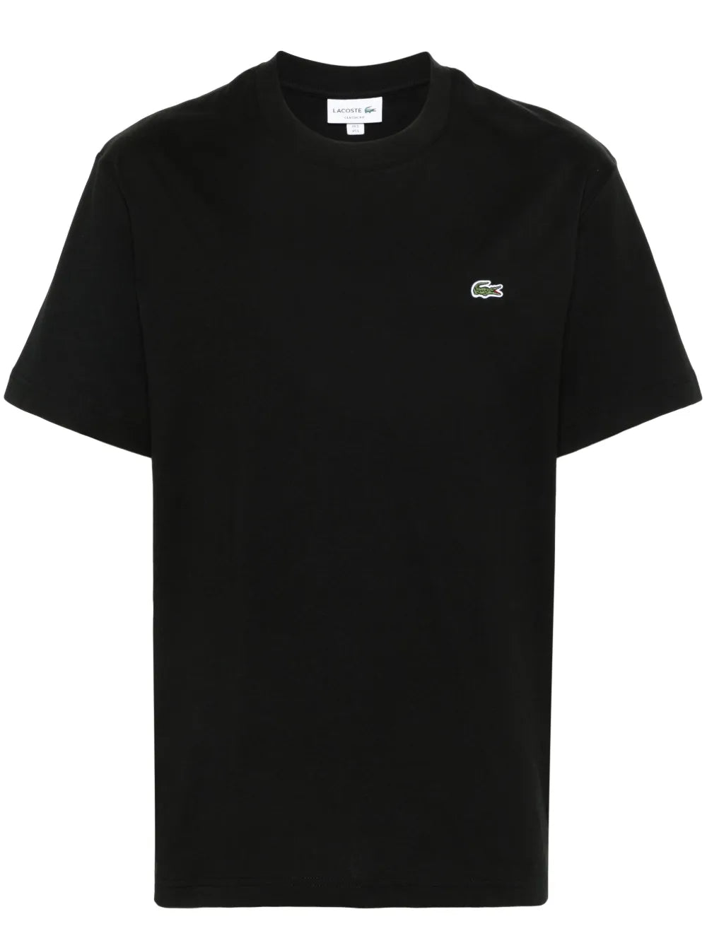 T-shirt de algodão com patch de logo