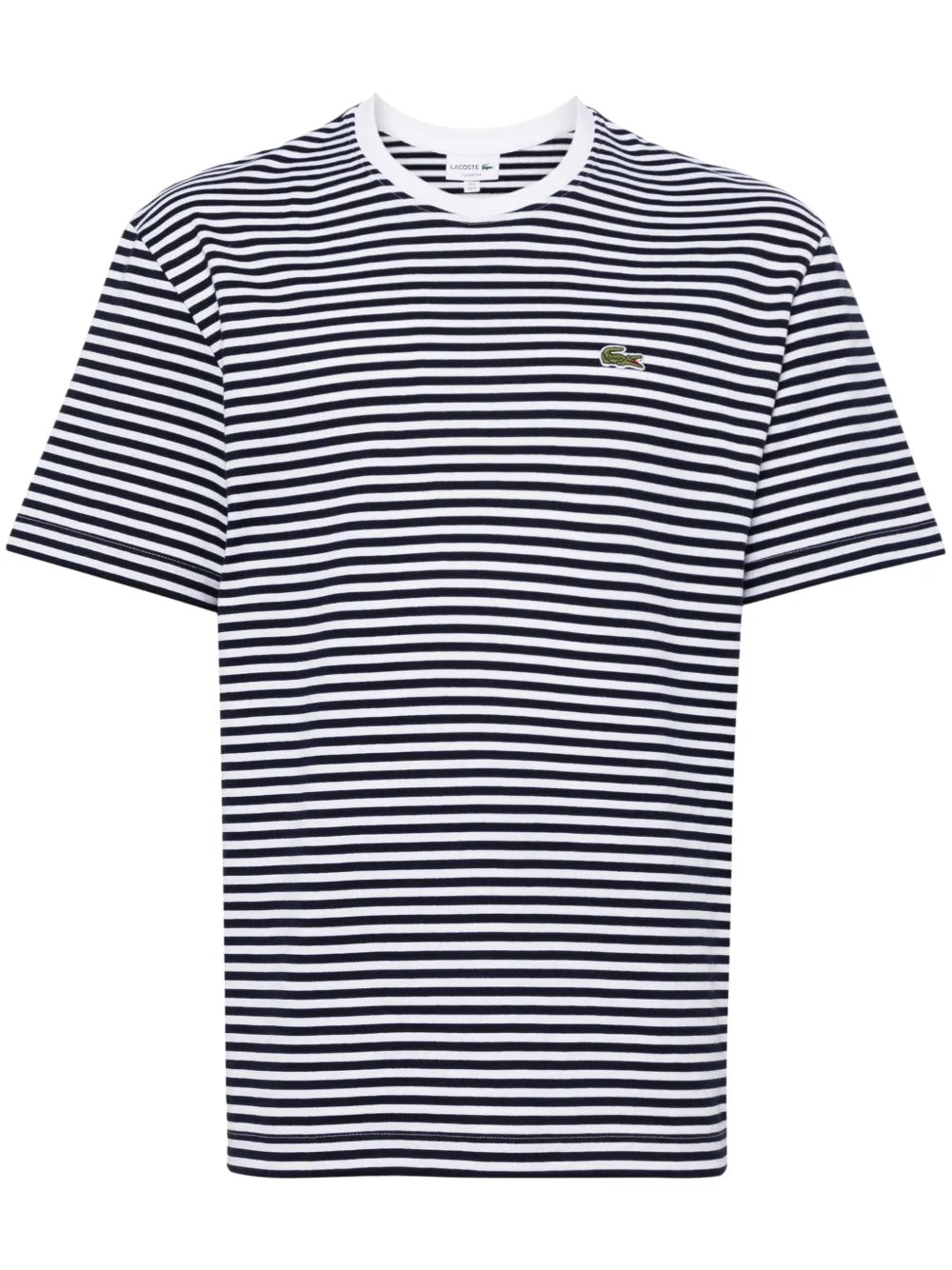 T-shirt de algodão com listras