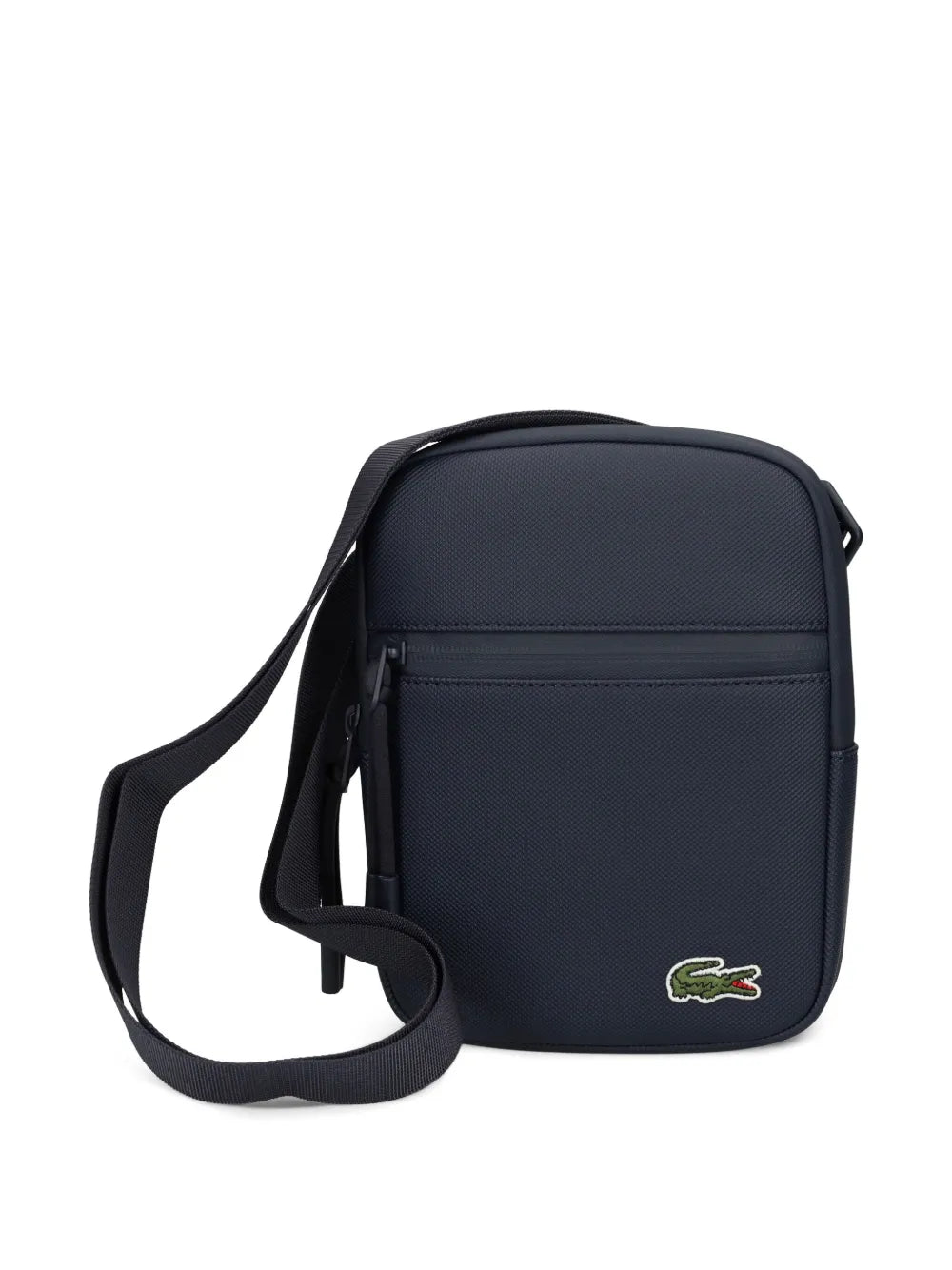 Bolsa tiracolo pequena com zíper