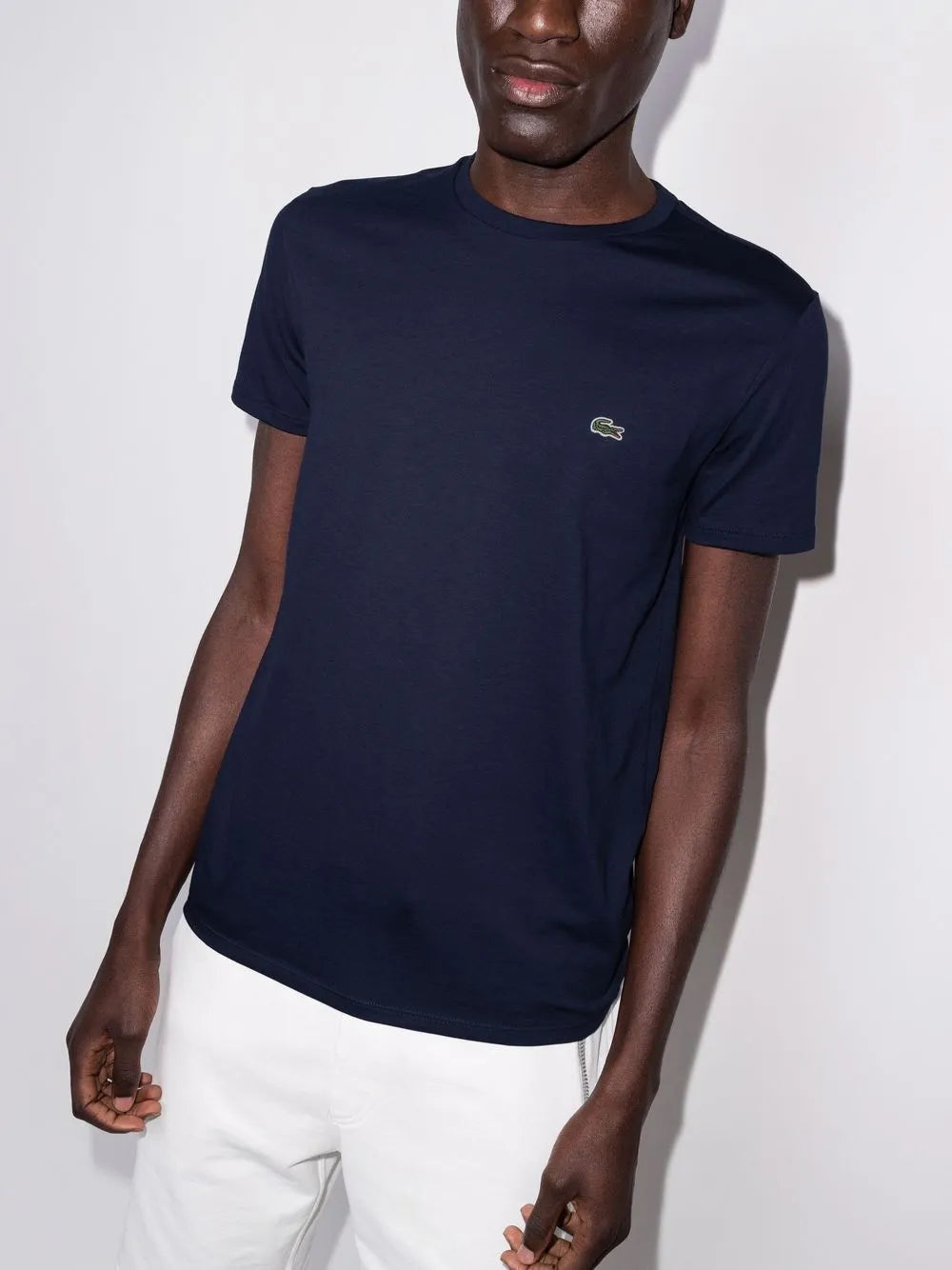 T-shirt Pima azul escuro