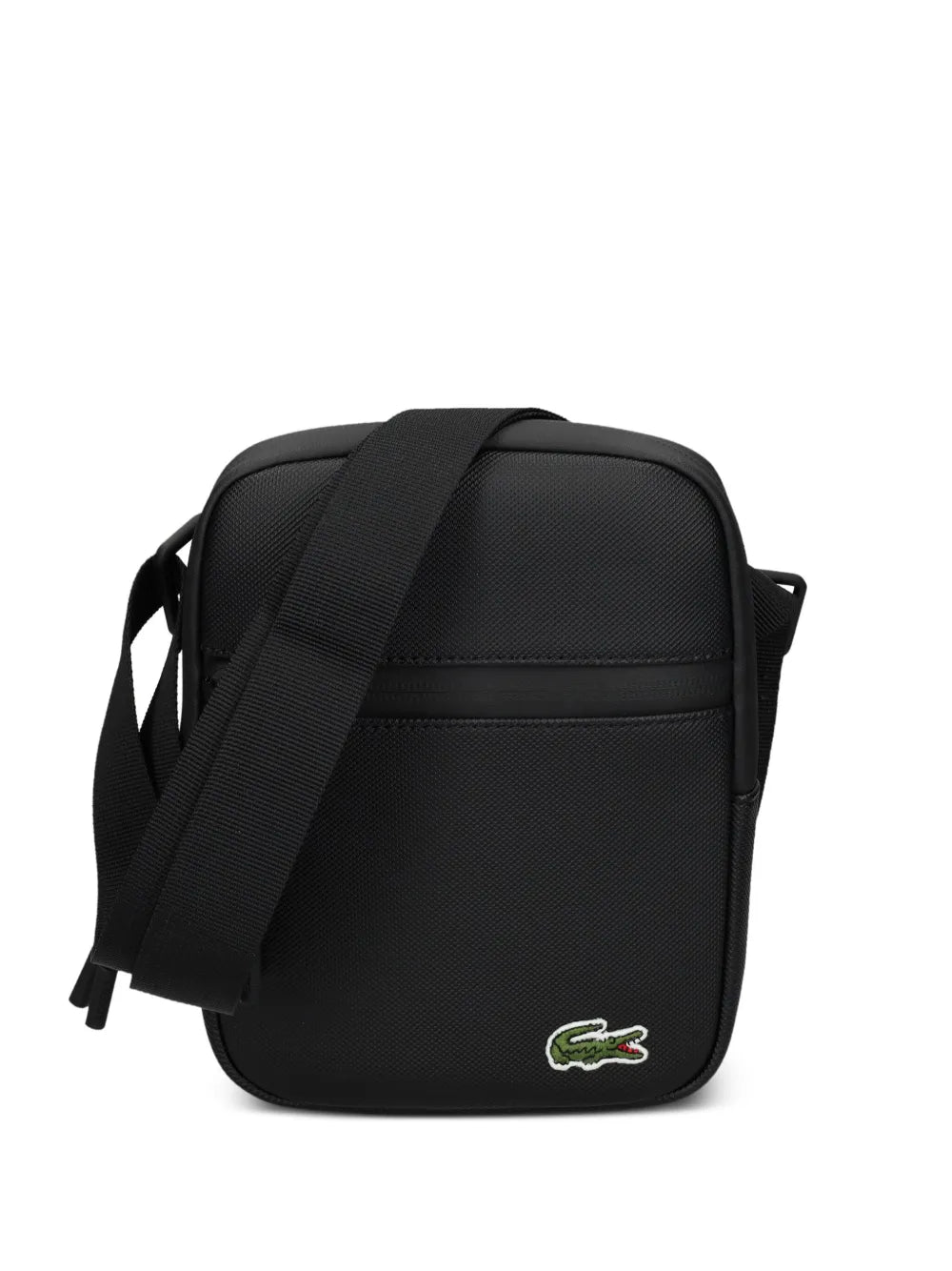 Bolsa tiracolo pequena com zíper