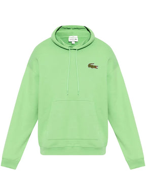 Casaco verde lima com patch de crocodilo