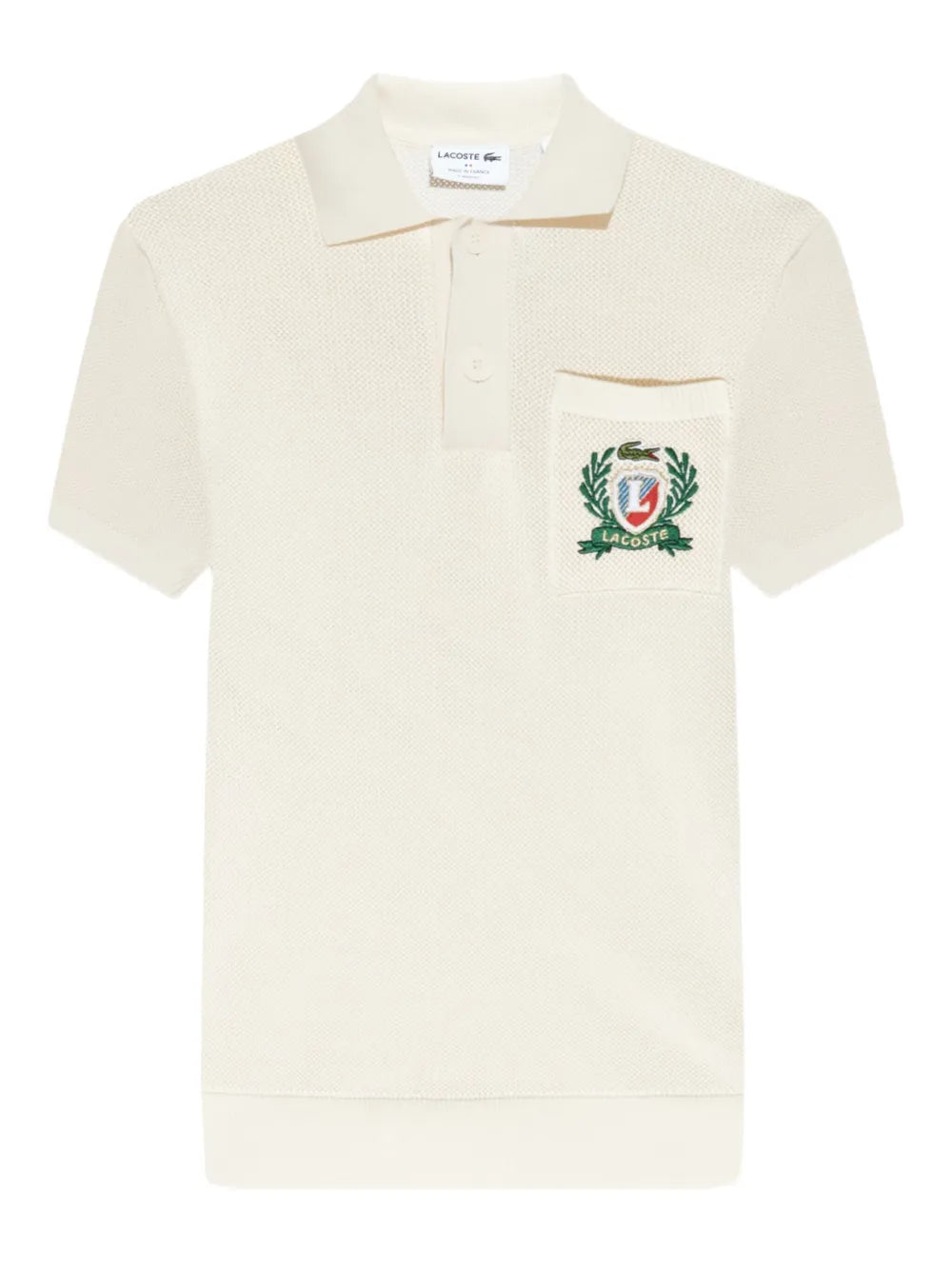 Camisa polo texturizada
