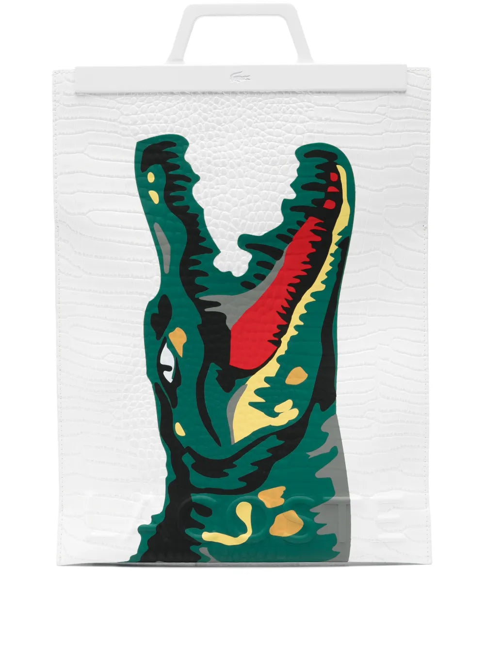 Bolsa tote com estampa de crocodilo