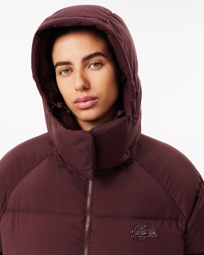 Jaqueta longa acolchoada oversized