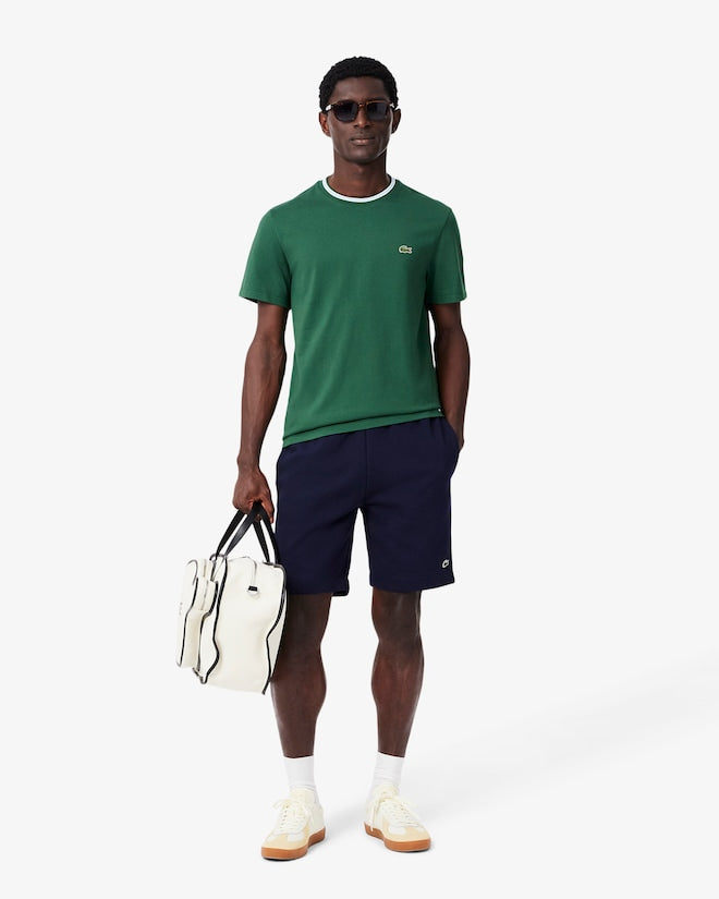 Shorts de lã de corte regular