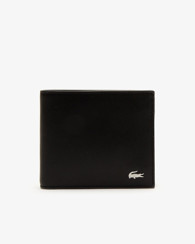 Conjunto de presente com carteira de couro e porta-cartões FG