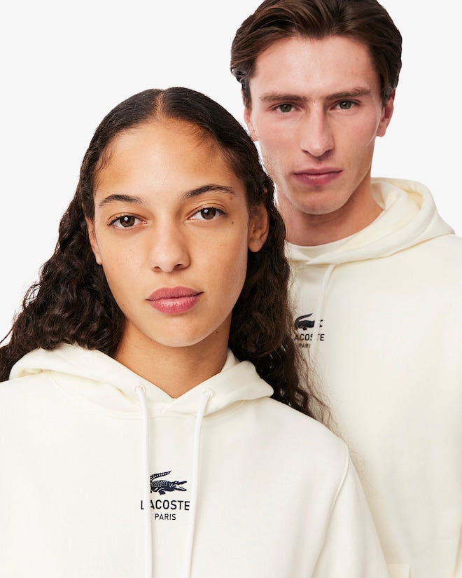 Moletom com capuz estampado