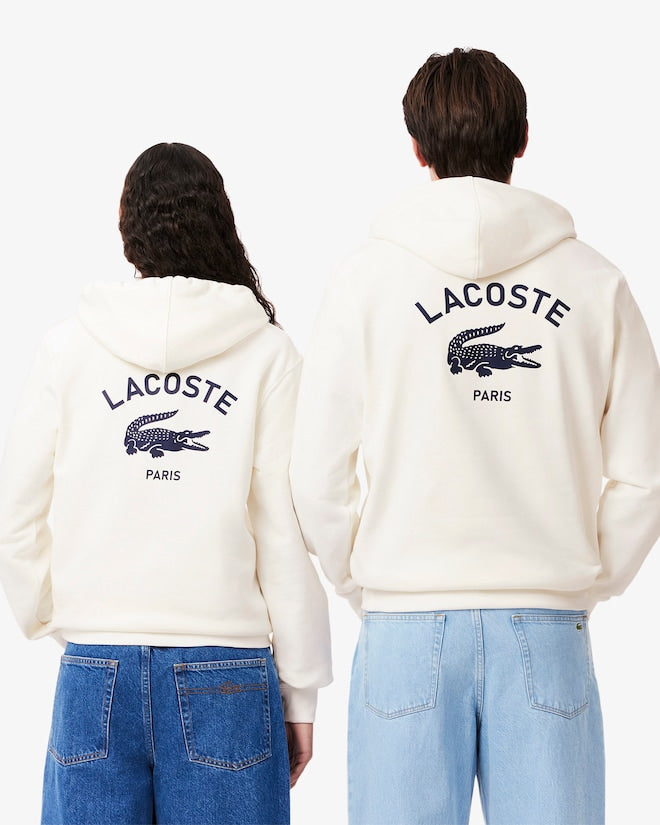 Moletom com capuz estampado