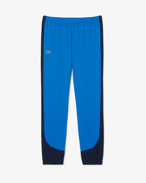 Conjunto verde e azul com logo