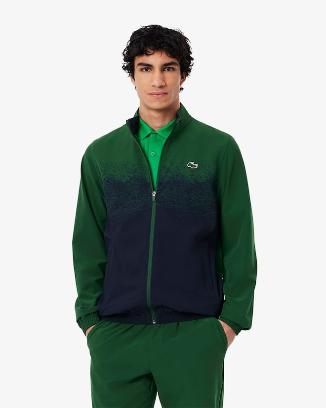Conjunto verde degrade com logo